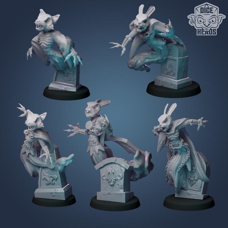 Banshees (pre-supported included, 25mm)