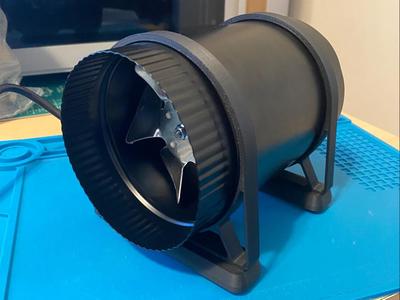 4"(101.6mm) Diameter Inline Duct fan Support