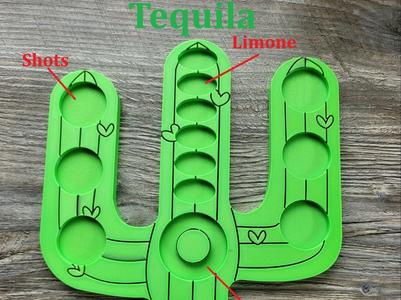 Tequila serving table