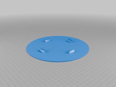 3D Printable Turntable Plate Upgrade