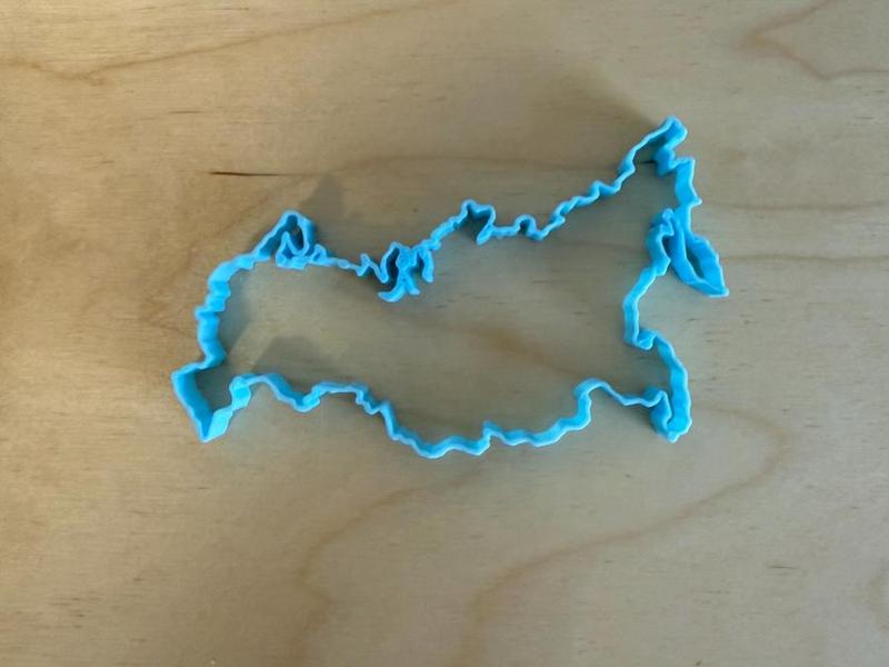 Russia country outline