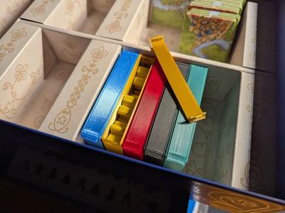 Carcassonne 20th Anniversary Meeple Cases
