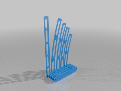 HO Scale Track Alignment Gauges – Radius, Straight, and Spacers (Complete Set)