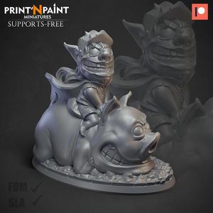 (Free) Goblin Pig Rider