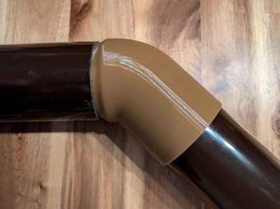RG75 Downspout 45 Degree Elbow