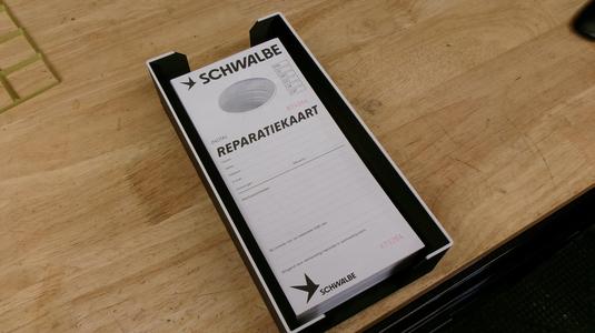 Gridfinity schwalbe repair card holder reparatiekaart houder