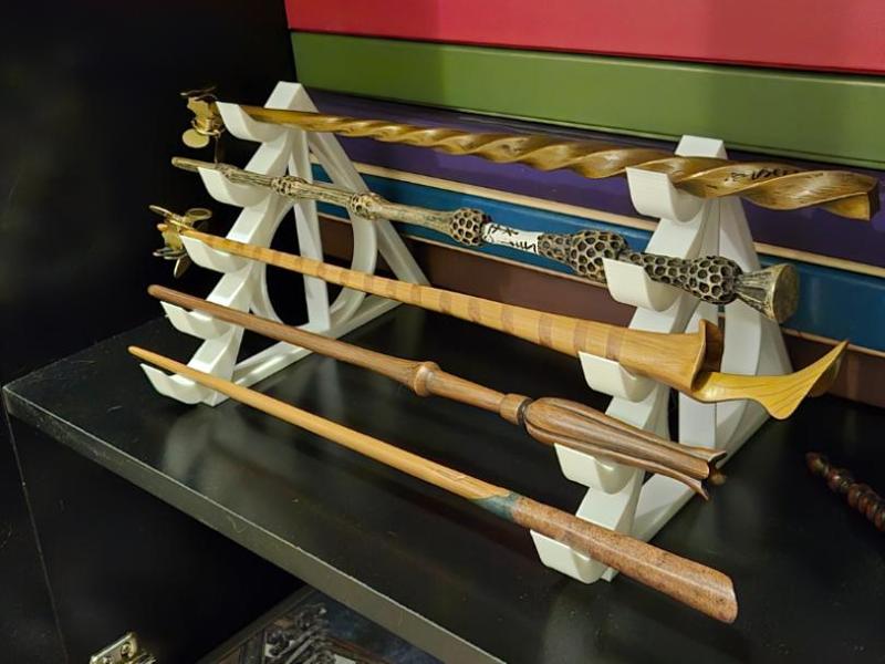 Deathly hallows wandstand