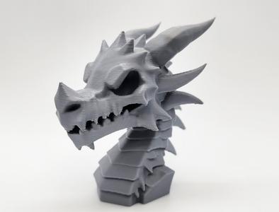 Stone-Carved Dragon Statue