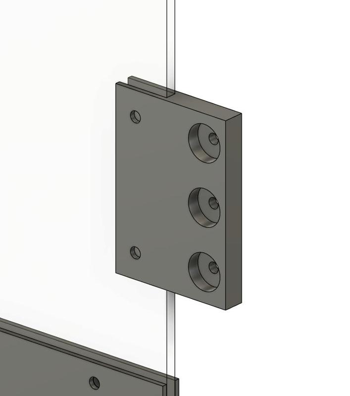 magnetic latch for 3mm acryllic