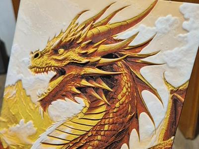 Dragon / Drache / Hueforge