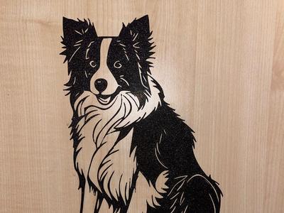 Border Collie Wall Decoration
