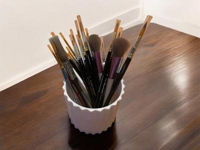 Single Room Makeup Brush & Art Supply Holder