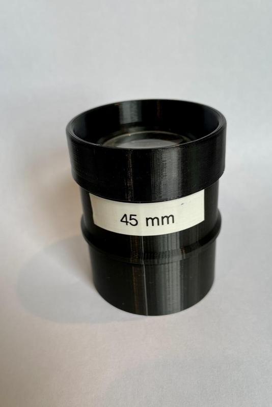 Telescope Eyepiece, 45mm Reverse Kellner, 2" diameter