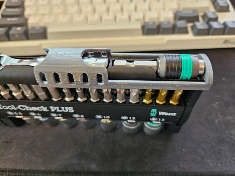 Wera ToolCheck Plus Chuck Locking Slide
