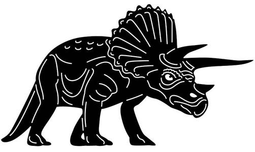 2D Triceratops