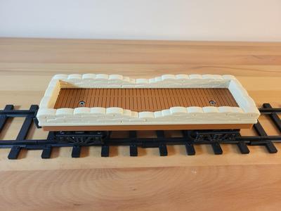 Flatbed Train Carriage Sandbags