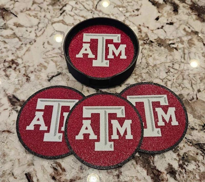 Texas A&M Coaster with stand 