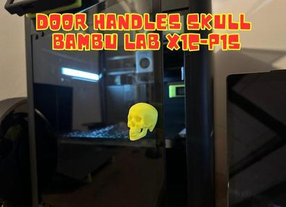 Door Handles Skull Bambu Lab x1c-p1s