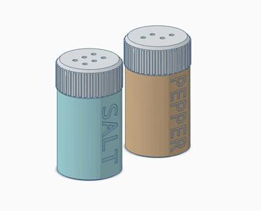 Salt and Pepper twist container   