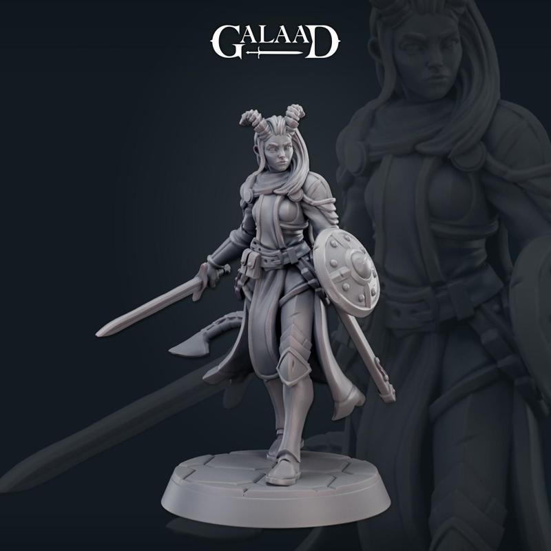 Tiefling knight.stl