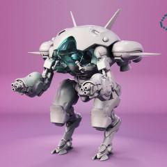 D.Va’s Mech 3D Printing Model | Assembly + Action