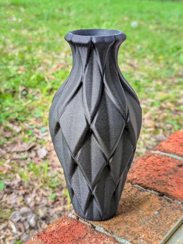 Plumage Vase - Layered Feather Vase