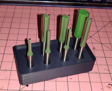 Grifinity - 0.25" Router Shank - 8 Bits