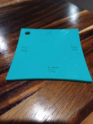 Fretboard Radius Gauge 14" - 20"   
