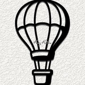 hot air balloon wall art home decor