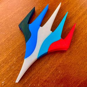 Magic: The Gathering - Planeswalker Logo in five parts   