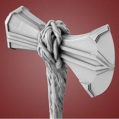 Stormbreaker Thor's Axe 3D Printing Model | Assembly