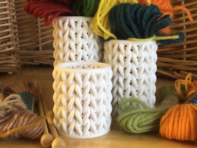 Knit Cylinder (Medium)