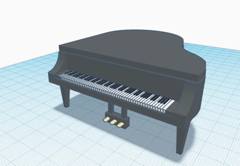 Piano Jewelry Box