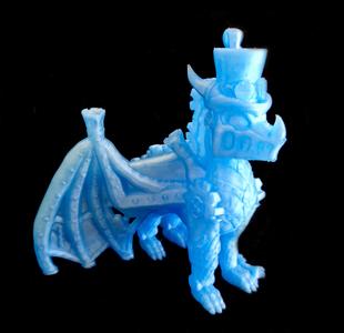 Steampunk Dragon Figure (Commercial Use)