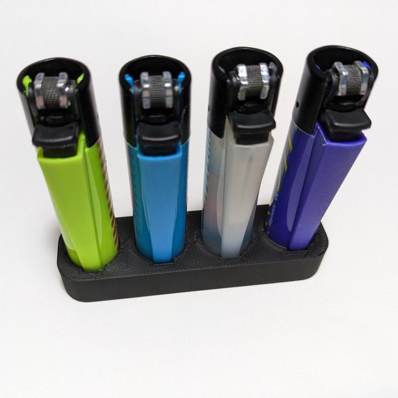 Clipper Lighter Collection Display Stand Storage Grid Holder