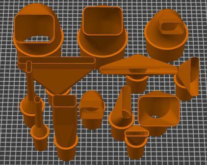 Vacuum nozzles for all common hose sizes