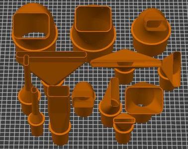 Vacuum nozzles for all common hose sizes