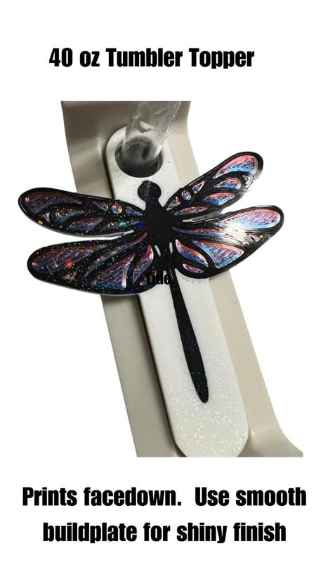 Dragonfly Tumbler Topper (Fits Stanley/Dupes) 40oz