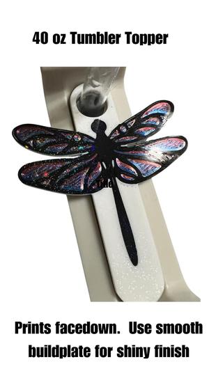 Dragonfly Tumbler Topper (Fits Stanley/Dupes) 40oz