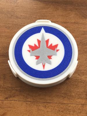 NHL - WPG Coaster and Holder Set