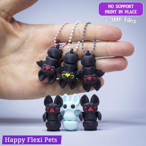 Dark's Bat - Free flexi pet toy of the Little Dark and her friends collection