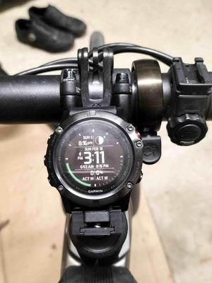 Garmin Fenix 5X & 6X Watch bike stem mount