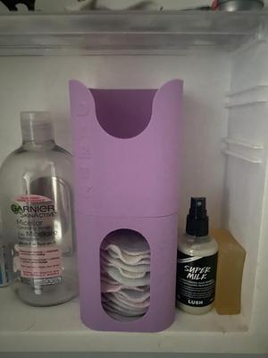 Reusable Cloth Makeup Wipe Holder