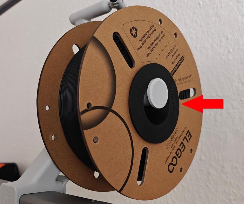 Elegoo PLA+ spool adapter