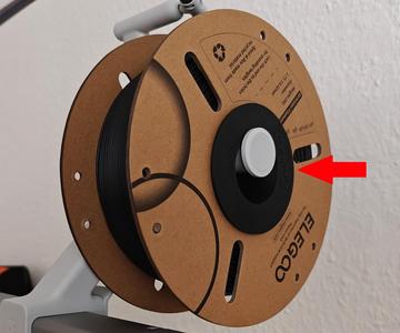 Elegoo PLA+ spool adapter