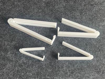 Bag Closure Clips/Bag Clamb 4 sizes print in place