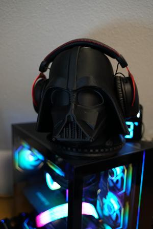 Darth Vader headset stand