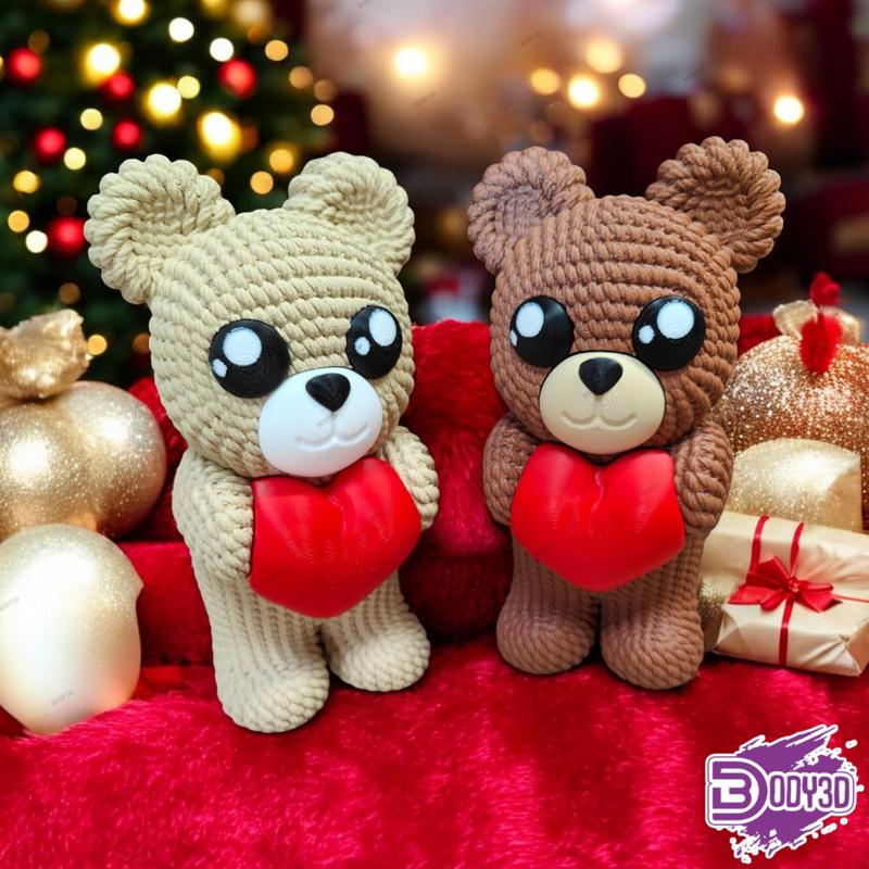 Adorable Crocheted Bear