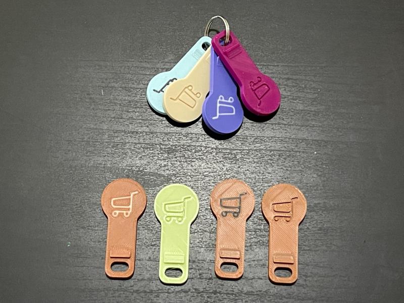 Trolley Keyring - British Pound (GBP)
