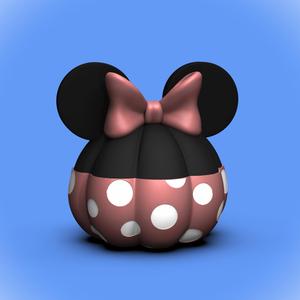 Minnie Mouse Pumpkin (+Bambu 3mf Files)